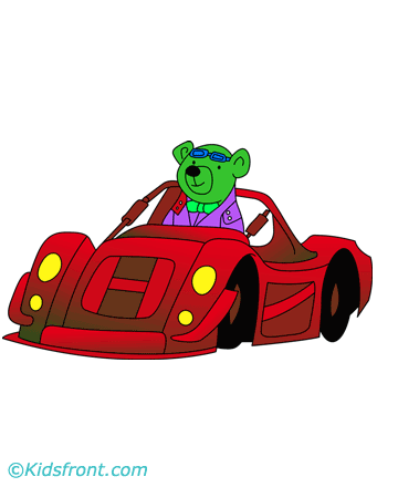 Champion Car Coloring Pages